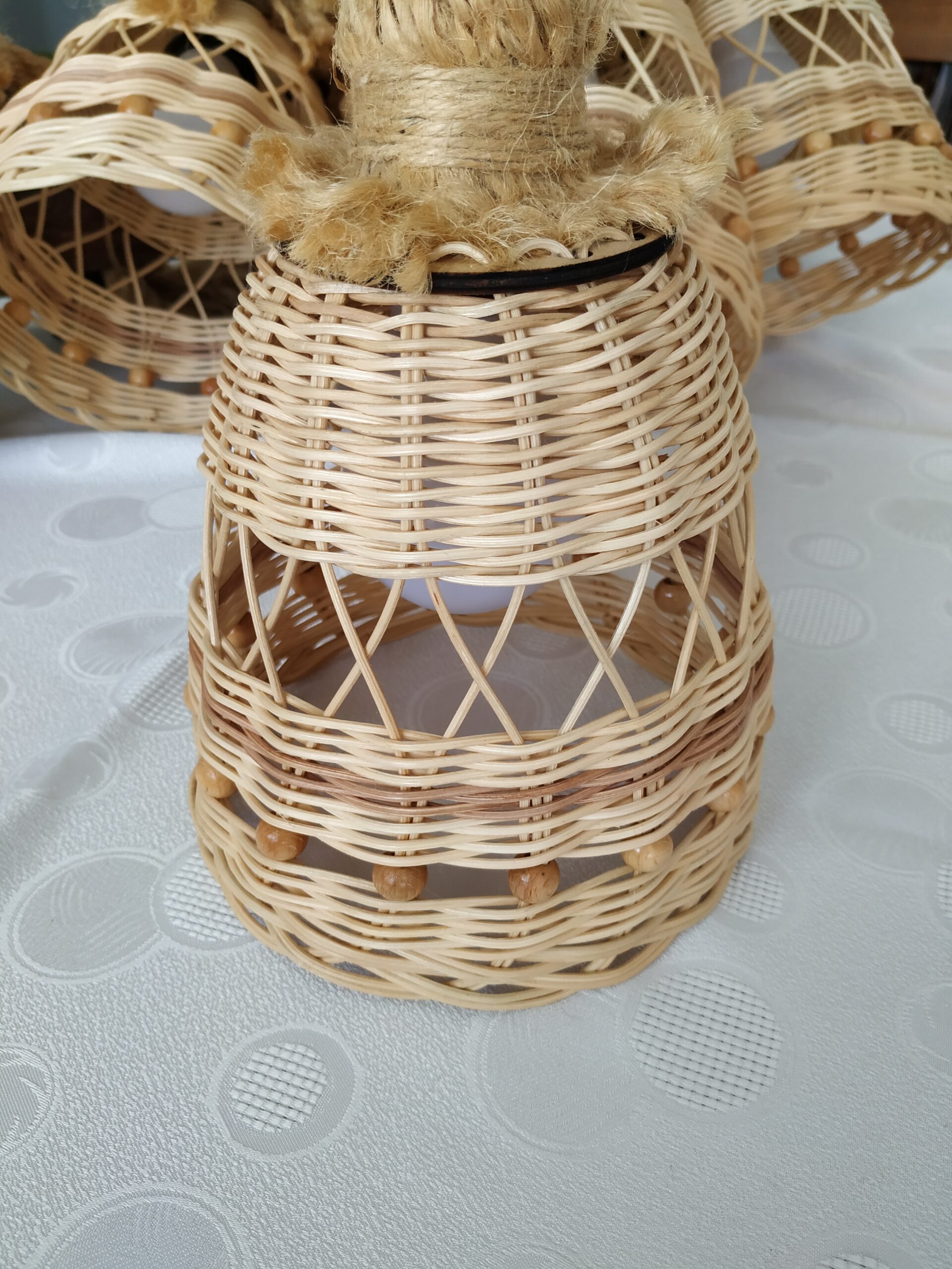 Ahşap Rattan Avize - 1 - Görsel 4