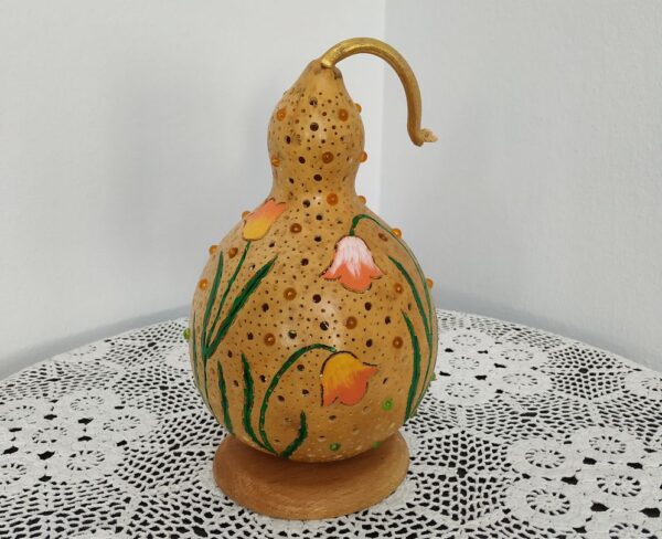 Laleli Sukabağı Lamba - 51 (Pilli) - Görsel 2