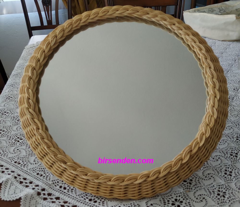 Doğal Rattan Ayna - 55 - Görsel 3